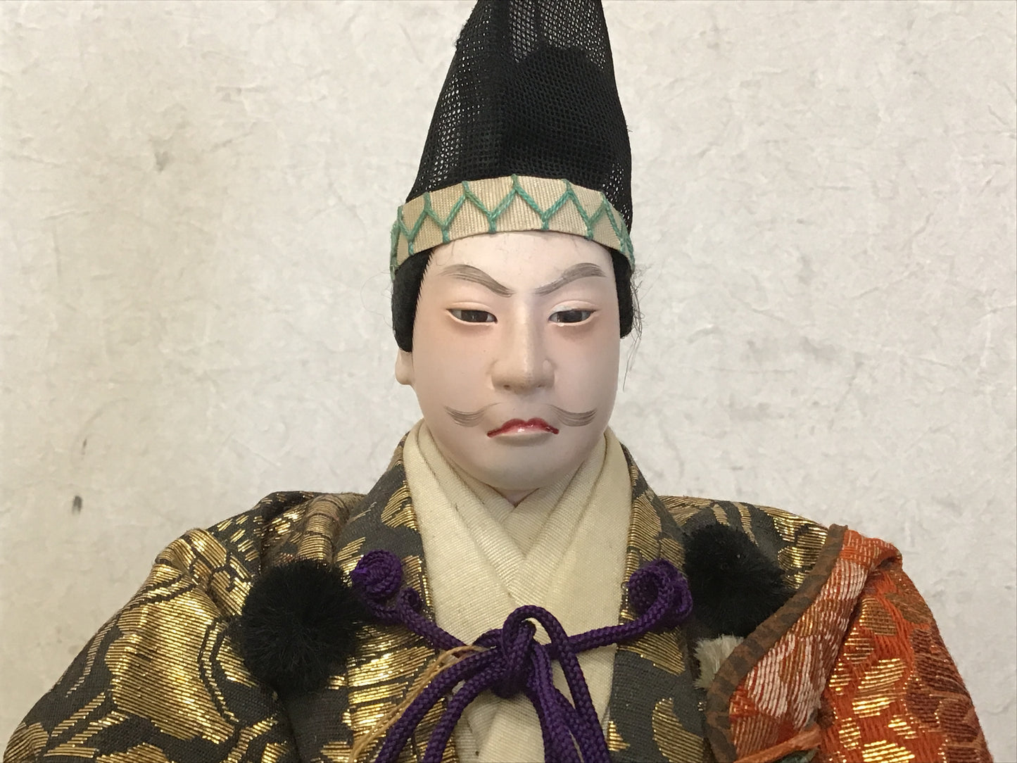 Y2478 NINGYO Boys' May Festival doll Samurai box Japanese vintage antique Japan