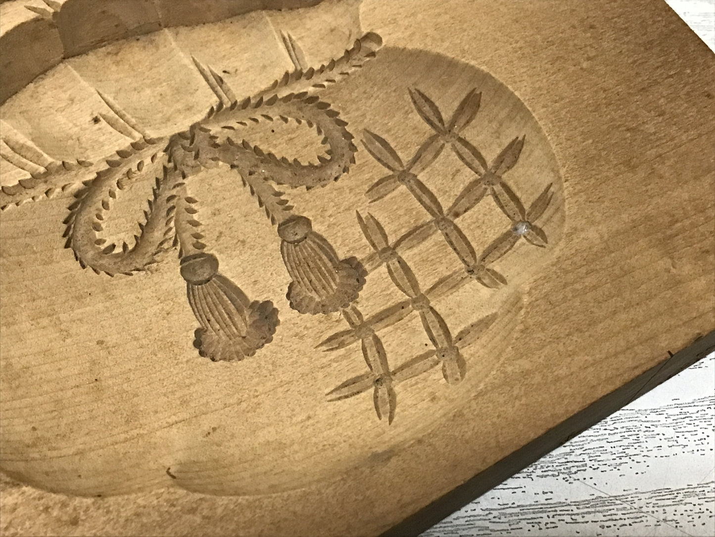 Y2561 KASHIGATA Drawstring Bag pattern Japan vintage Wooden Pastry Mold wagashi