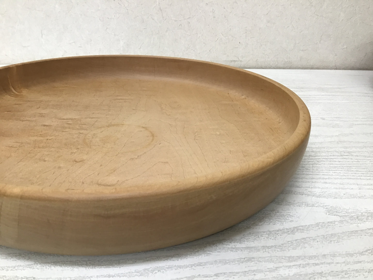 Y2602 TRAY Wooden OBON OZEN server round Japan antique tableware kitchen