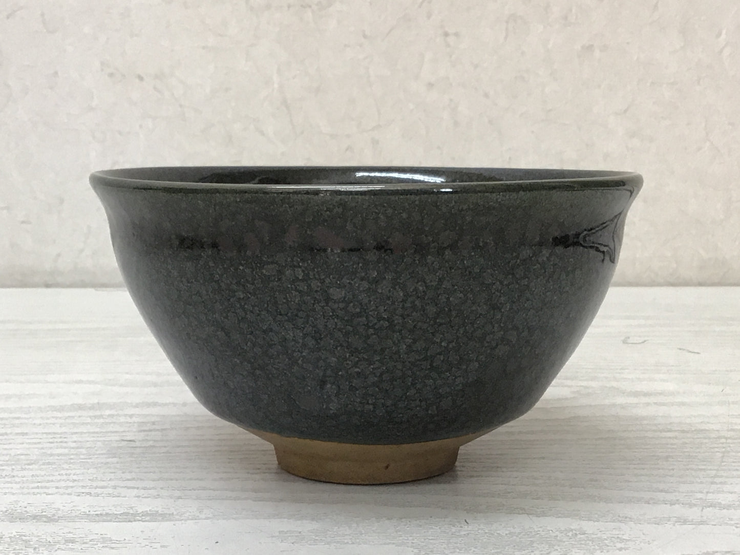 Y2616 CHAWAN Kyo-ware signed box Japan tea ceremony bowl antique vintage