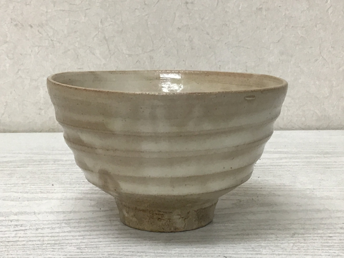 Y2636 CHAWAN Seto-ware signed box Japan tea ceremony bowl antique vintage