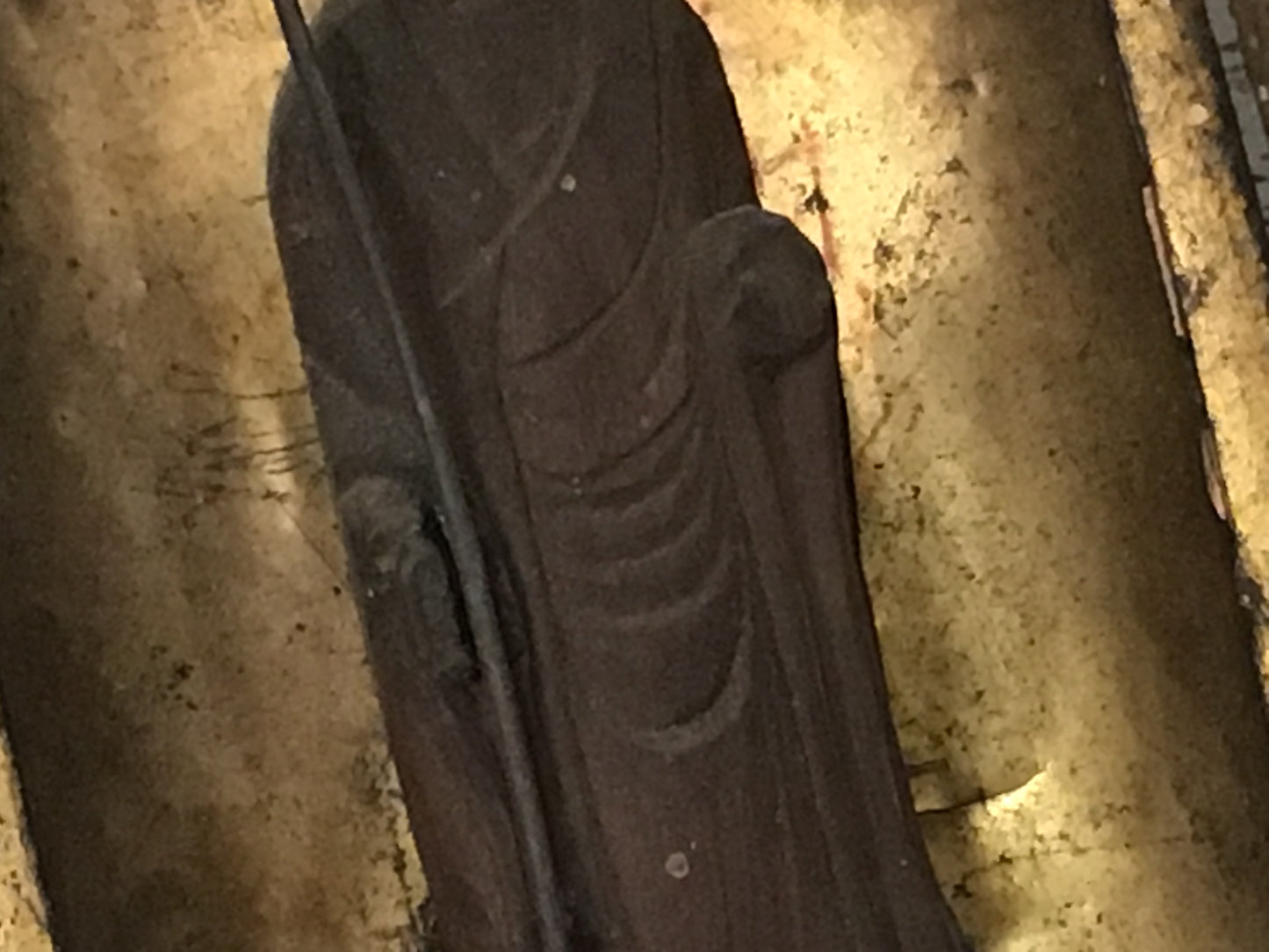 Y2668 STATUE Buddha figure Jizo Bodhisattva shrine Japan vintage antique
