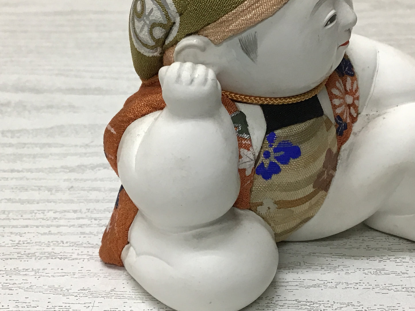 Y2817 NINGYO Kimekomi Gosho doll box Japanese vintage antique figure figurine