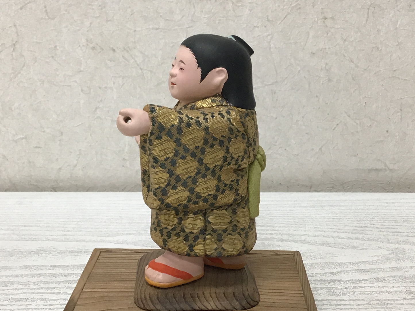 Y2818 NINGYO Kimekomi doll child box Japanese vintage antique figure figurine