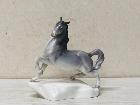 Y2933 OKIMONO Nihon Touki Noritake Horse figurine figure Japan antique decor