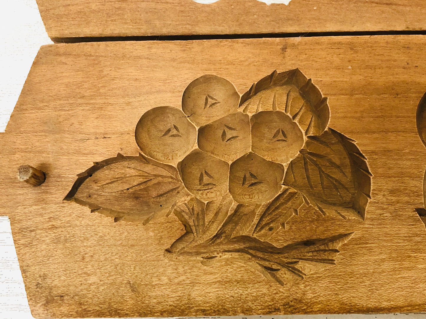 Y2939 KASHIGATA 3 patterns apple handle Japan Wooden Pastry Mold wagashi