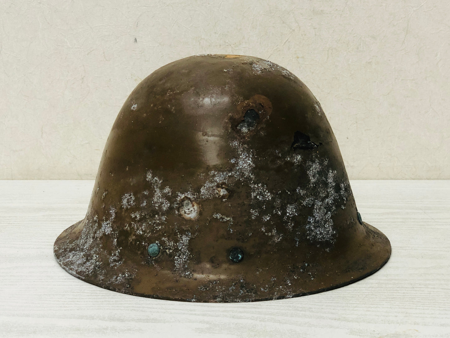 Y2973 Imperial Japan Army Helmet military armor headgear Japanese WW2 vintage