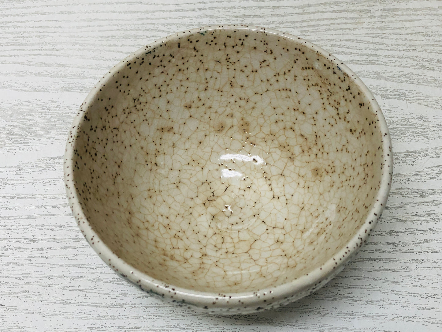 Y3013 CHAWAN Inuyama-ware Seven Sages box Japan tea ceremony bowl antique