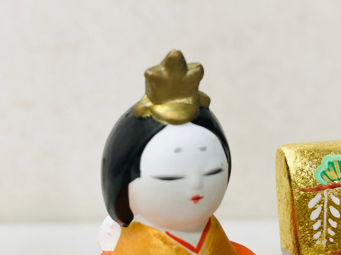 Y3027 NINGYO Hakata Hina Doll box figure figurine Japanese vintage antique