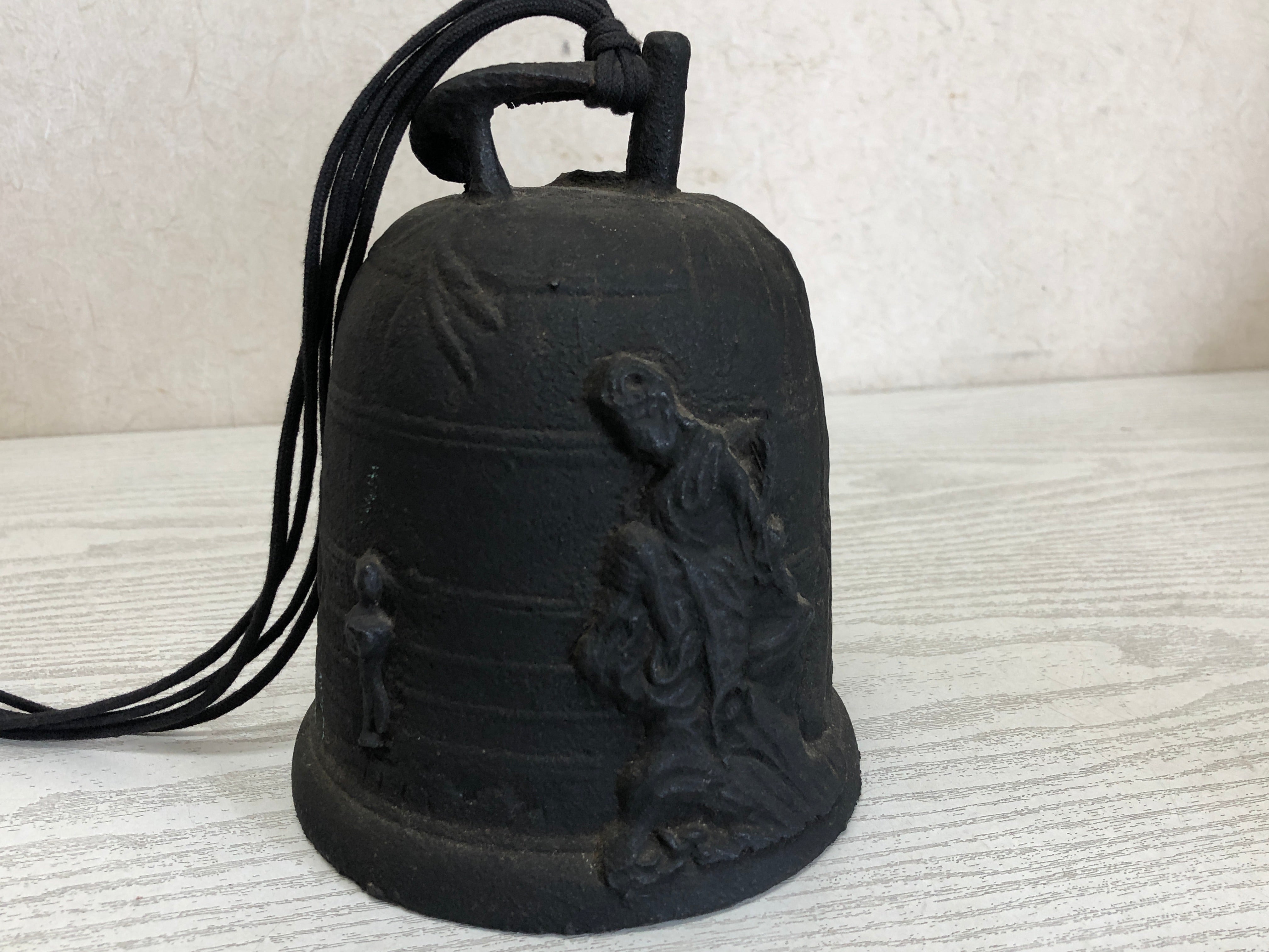 Y3077 BELL Iron musical instrument music celestial maiden antique vint ...