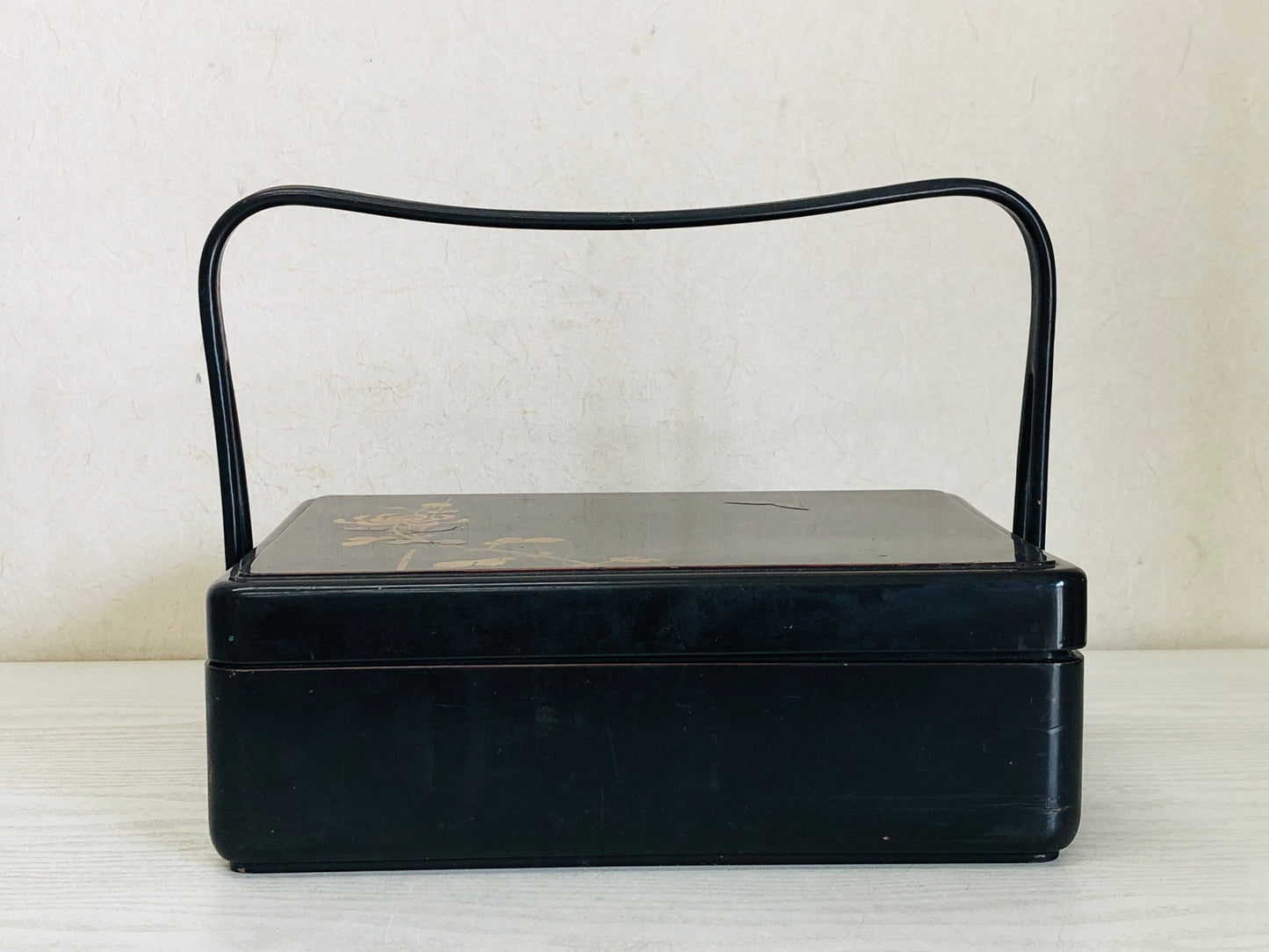 Y3334 BOX Makie Tool Box handle Japanese antique vintage tea ceremony storage