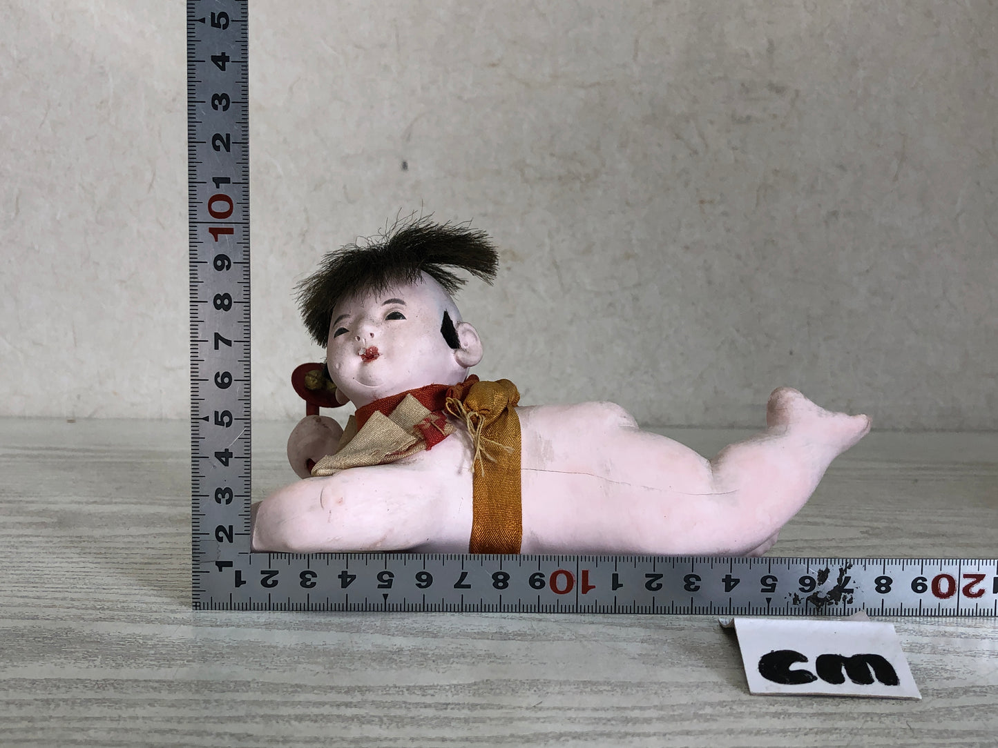 Y3578 NINGYO Crawling Baby Doll  Toy figure figurine Japanese vintage antique