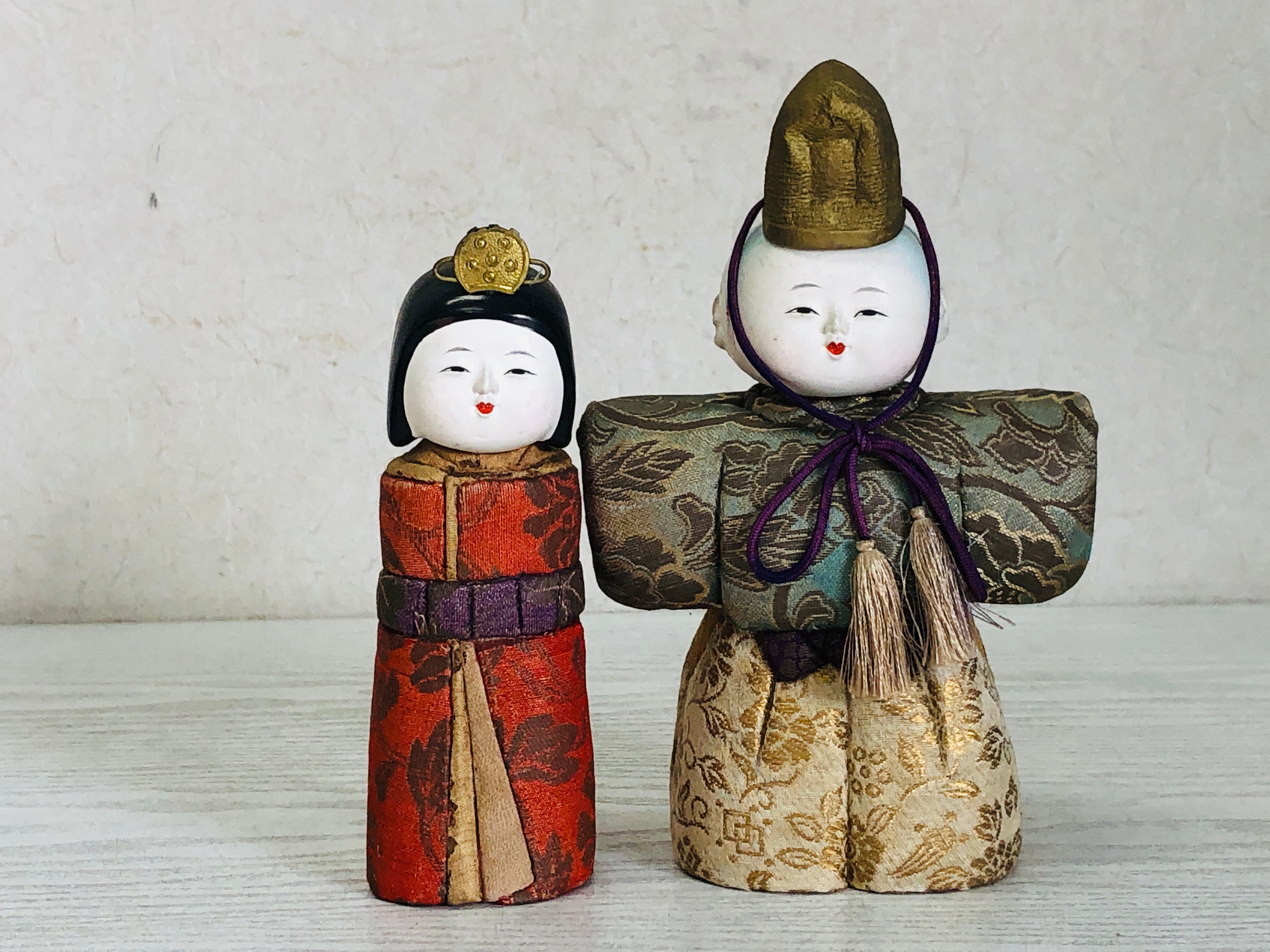 Y3579 HINA DOLL Kimekomi Hinamatsuri Festival ningyo Japanese antique –  Hareitiba Japanese Antique