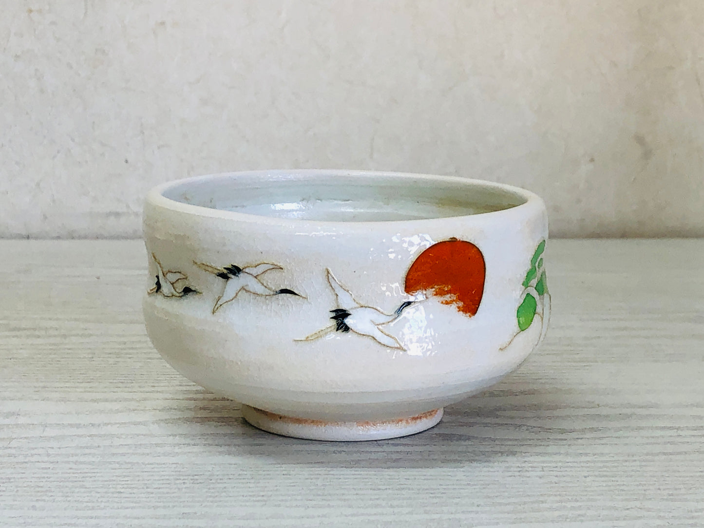 Y3681 CHAWAN Cloisonne Matcha bowl signed box Japan antique tea ceremony cup