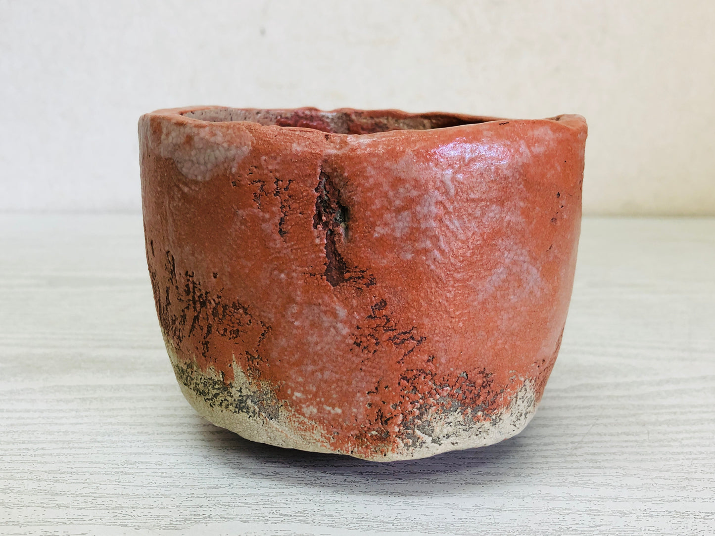 Y3682 CHAWAN Raku-ware Kouetsu copy Japan antique tea ceremony bowl cup