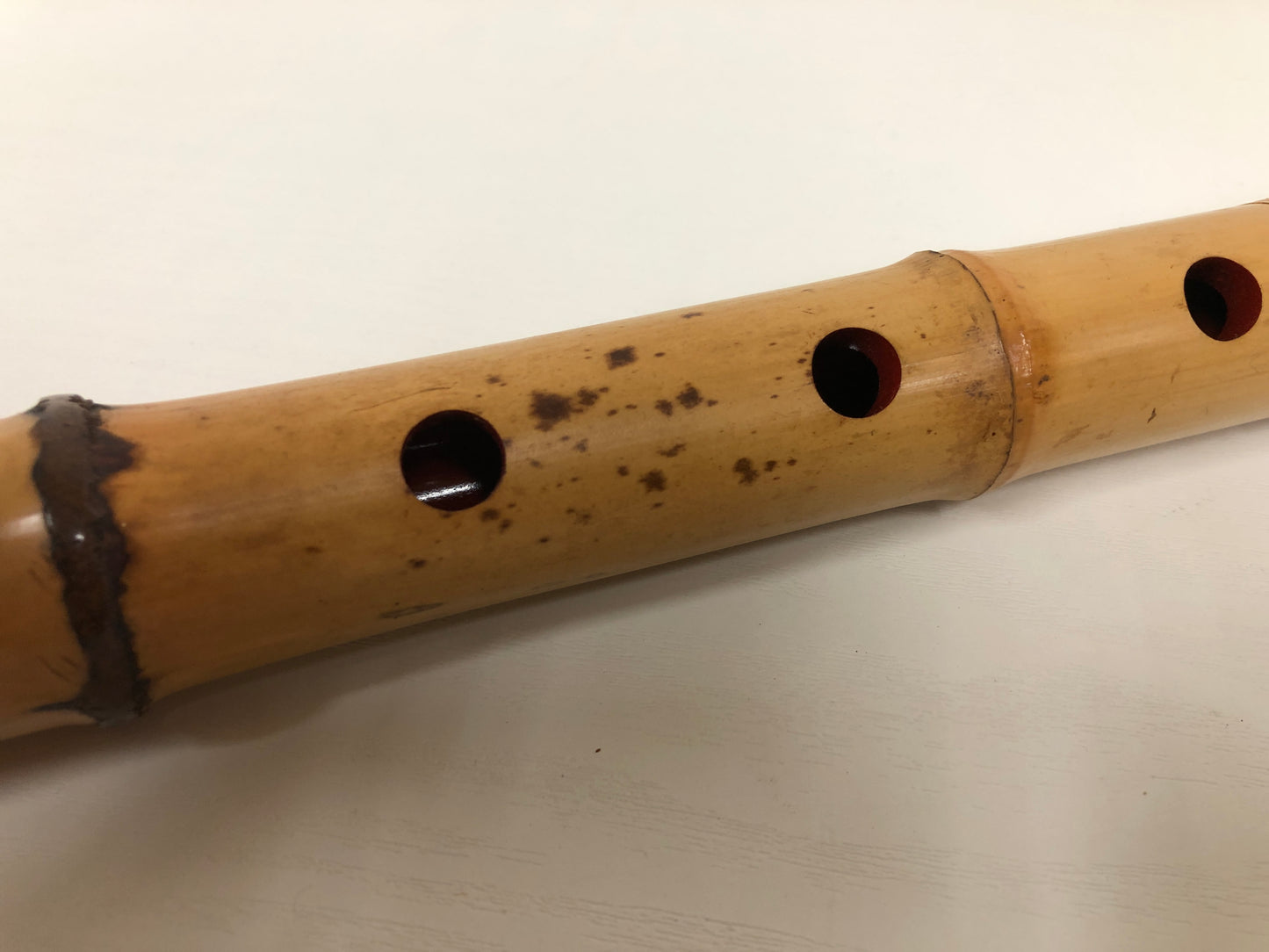 Y3901 SHAKUHACHI Bamboo Flute Tozan style signed Japanese Traditional antique