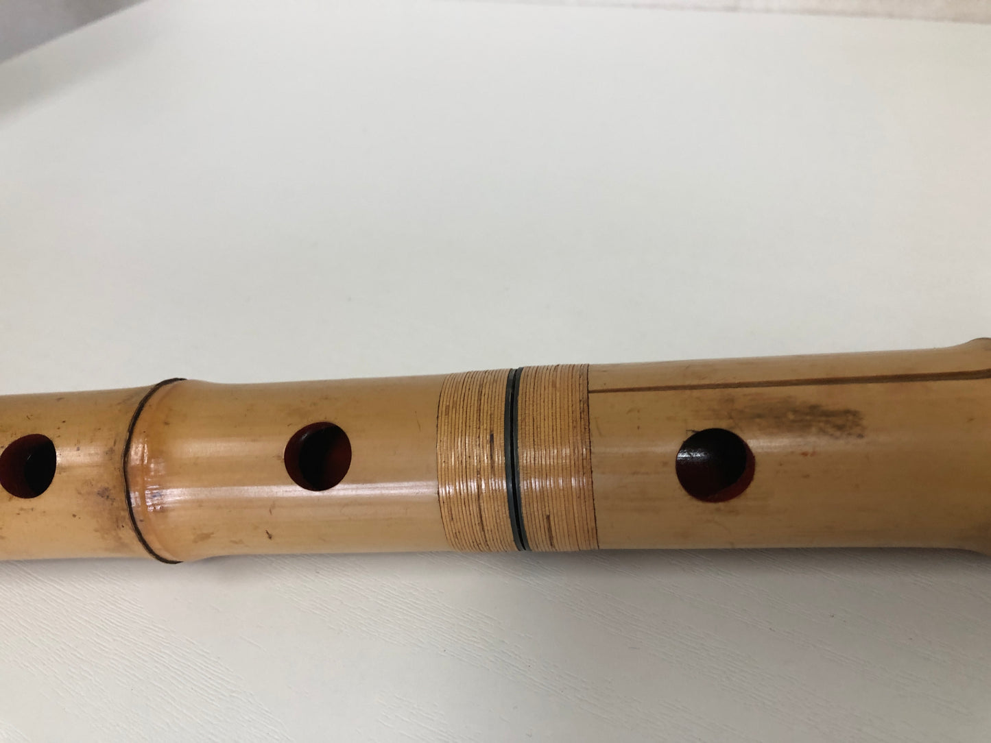 Y3901 SHAKUHACHI Bamboo Flute Tozan style signed Japanese Traditional antique