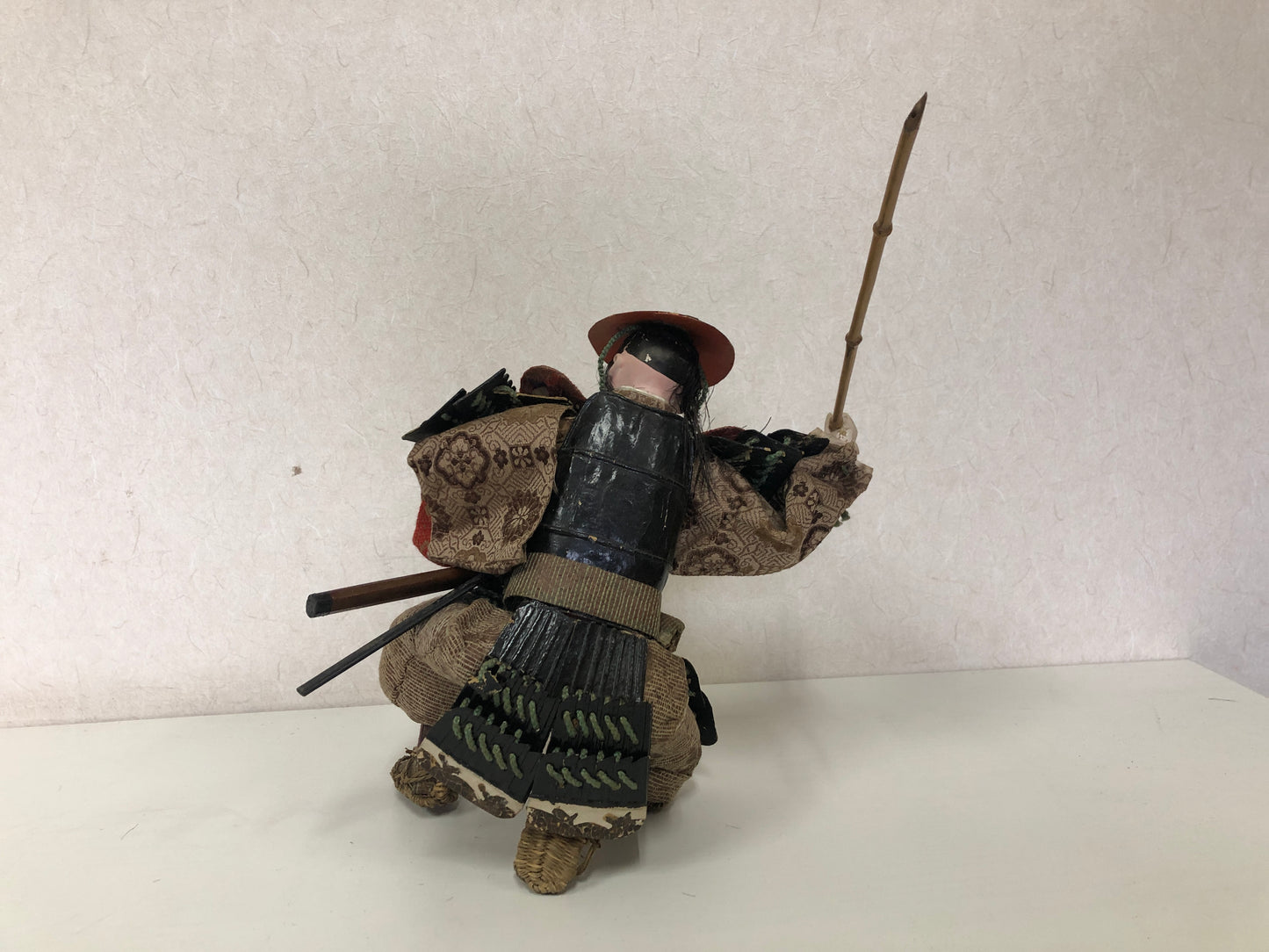 Y3954 NINGYO Samurai warrior doll Edo period Japan vintage figure antique