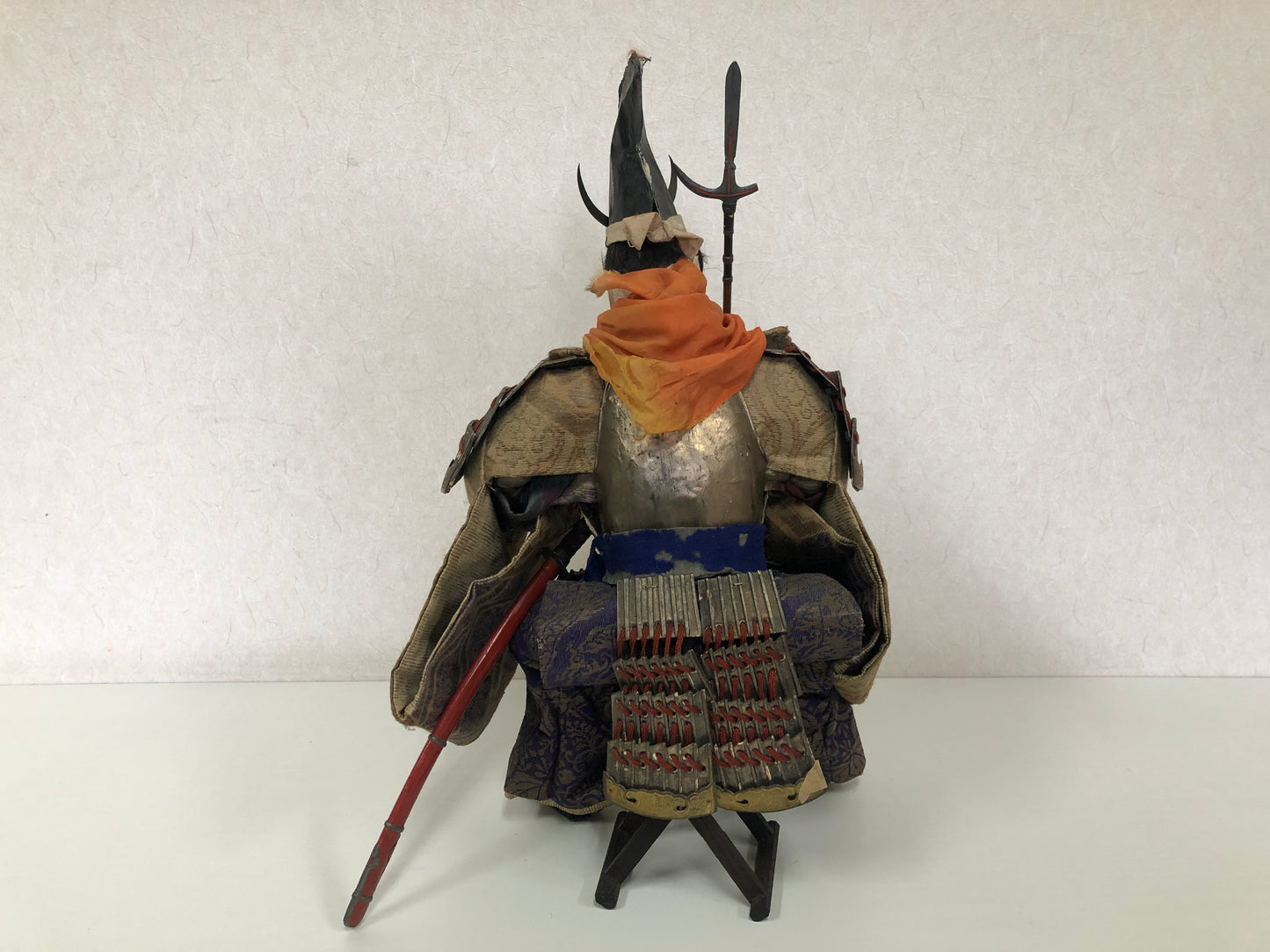 Y3955 NINGYO Samurai warrior doll Edo period Japan vintage figure antique
