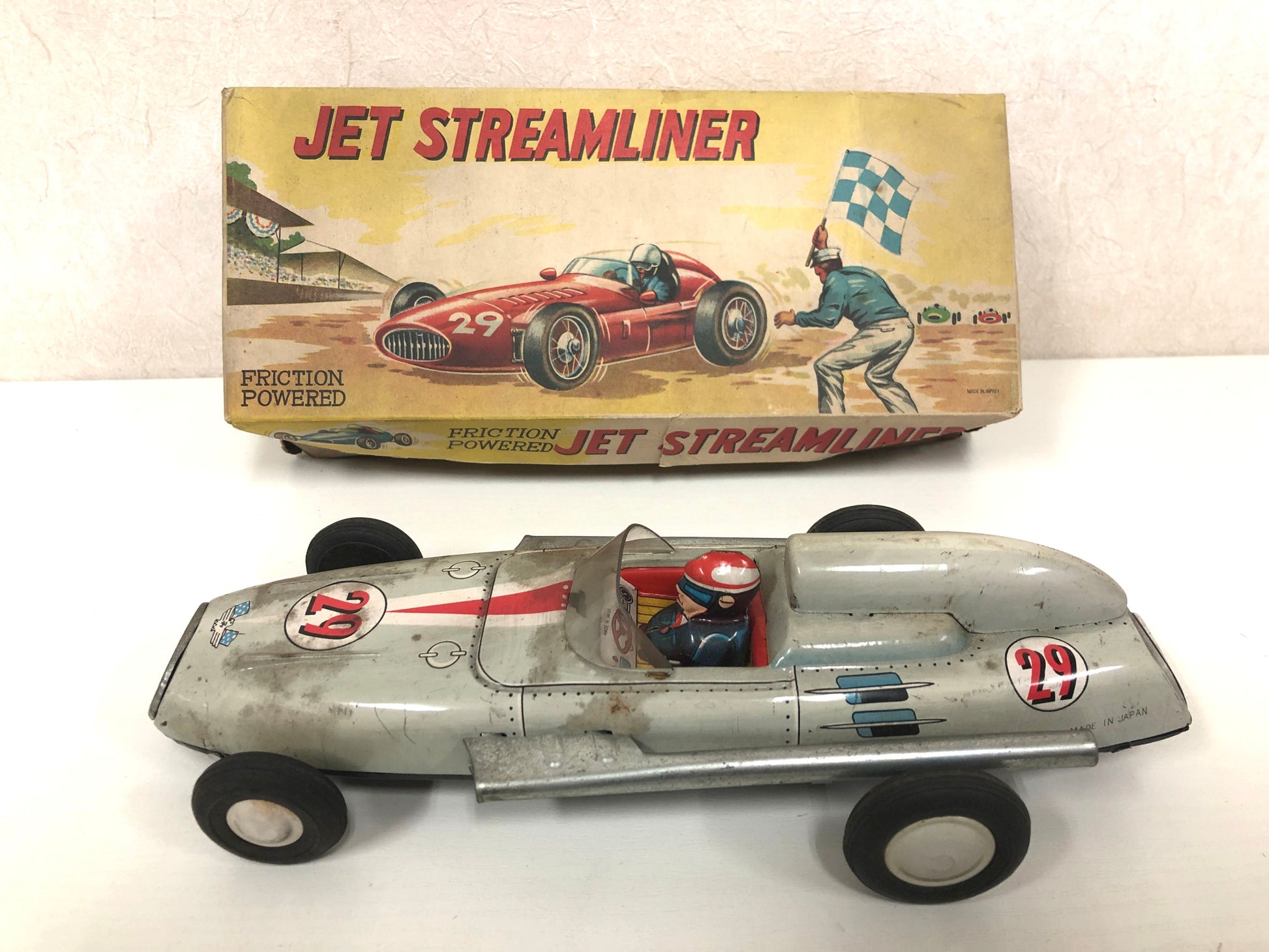 BANDAI ROCKET RACER #54 VINTAGE TIN SPARKLING RACE CAR JAPAN ~ AS-IS FOR REPAIR | #1802530558 BANDAI ROCKET RACER #54 VINTAGE TIN SPARKLING RACE CAR JAPAN ~ AS-IS FOR REPAIR | #1802530558