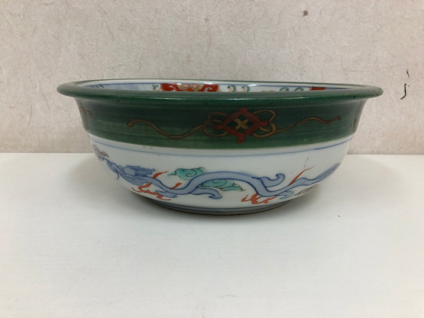 Y3982 CHAWAN Imari-ware color picture Folower Bird Japan confectionery bowl