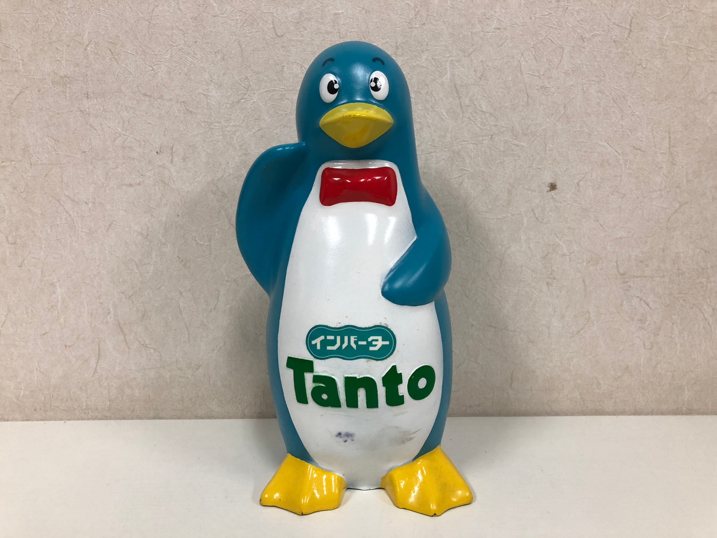 Y3996 NINGYO Penguin sofy vinyl doll Corporate character Japan figure antique