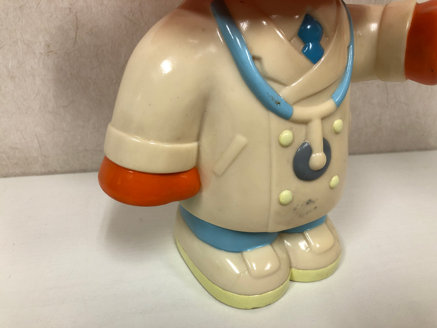 Y4000 NINGYO Sato-chan doll character doctor Japan vintage figure antique