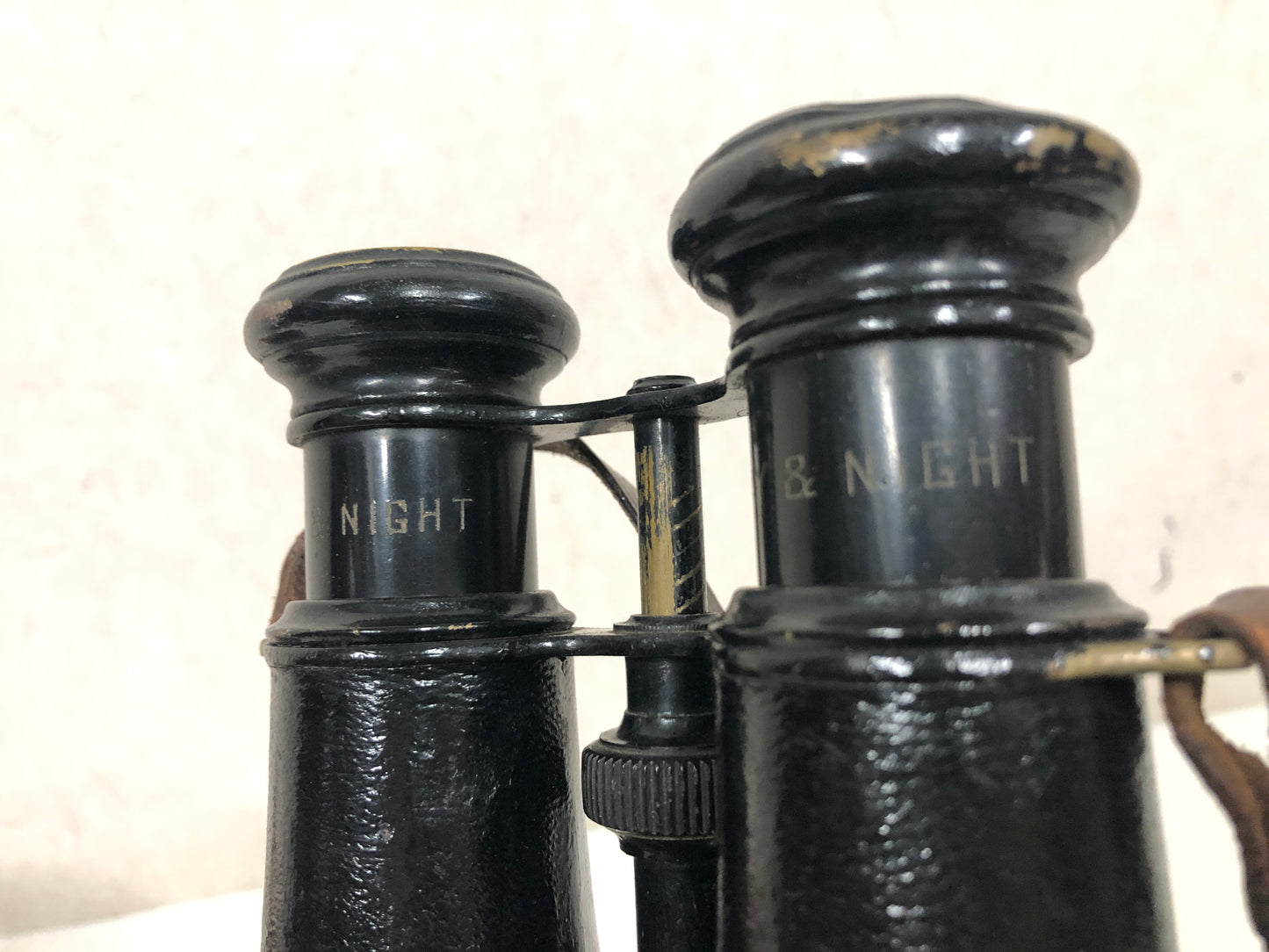 Y4057 Imperial Japan Army Binoculars leather case military Japanese WW2 vintage