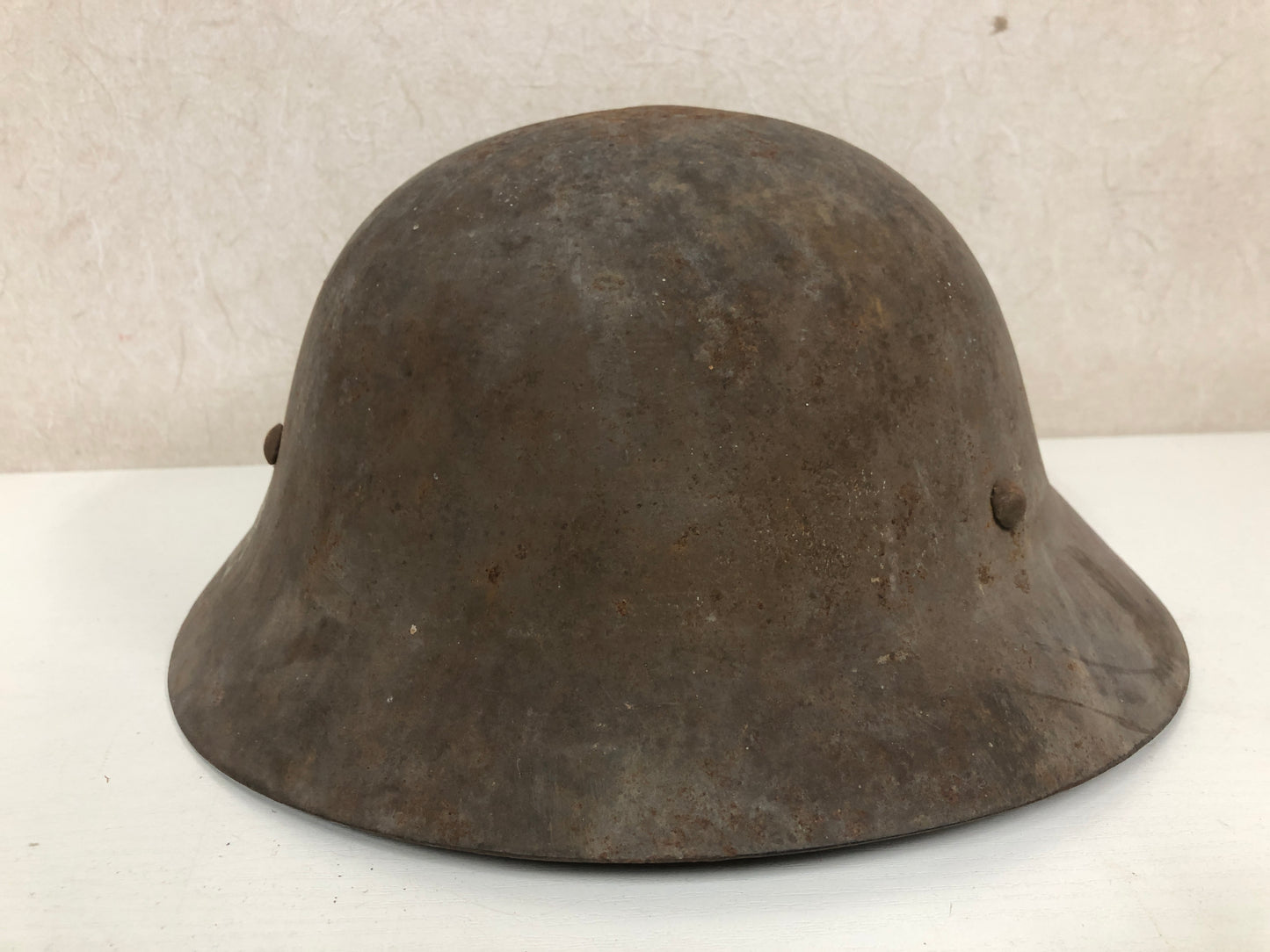 Y4065 Imperial Japan Army Iron Helmet Gaiters Bag set military Japan WW2 vintage