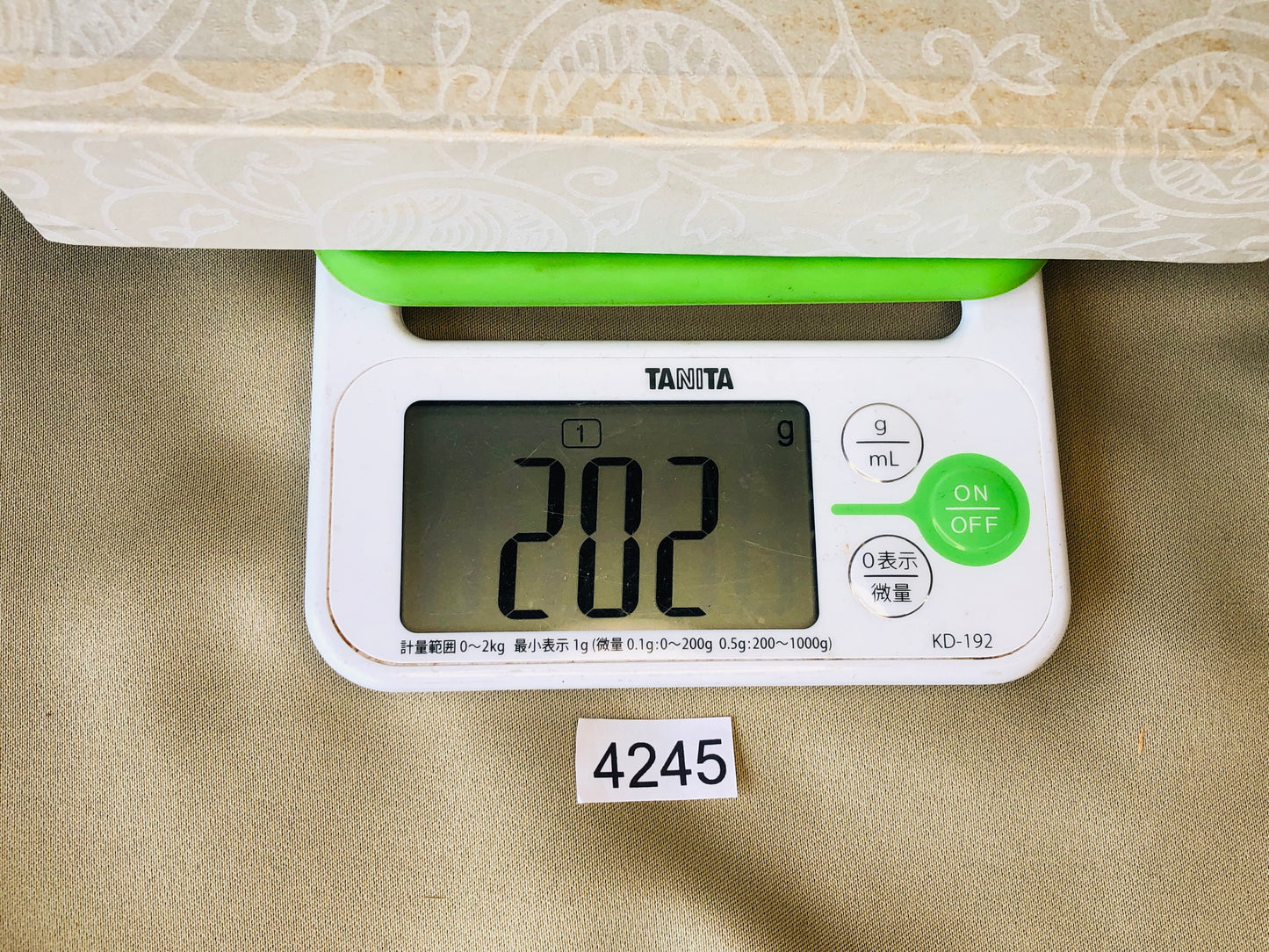 Y4245 FUCHIN Ceramic color picture box Japanese kakejiku Hanging Scroll Weight