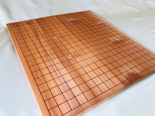 Y4302 GO foldable wooden board strategy game box Japan antique mind sport