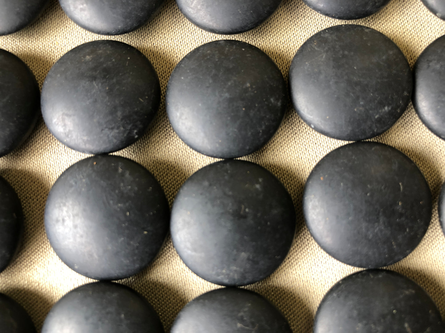 Y4304 GO white black stones clam Nachiguro No.30 box Japan antique mind sport