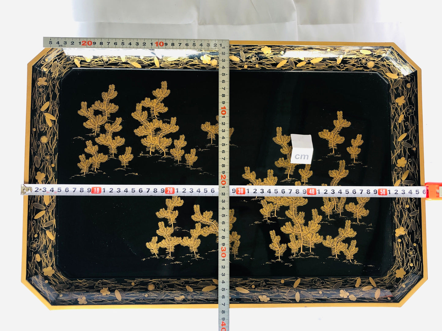 Y4375 STAND Makie box flower rack ikebana Japan antique decor interior plant