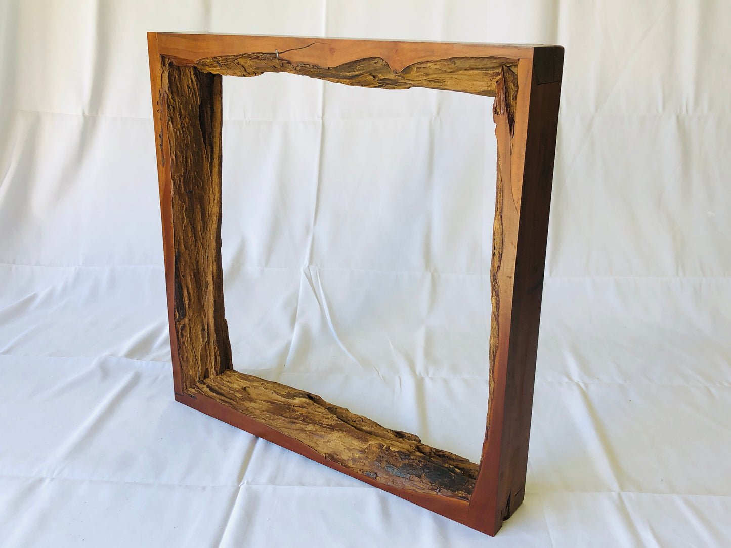 Y4384 FRAME sunken hearth rim frame wood box clamp fix Japan antique vintage