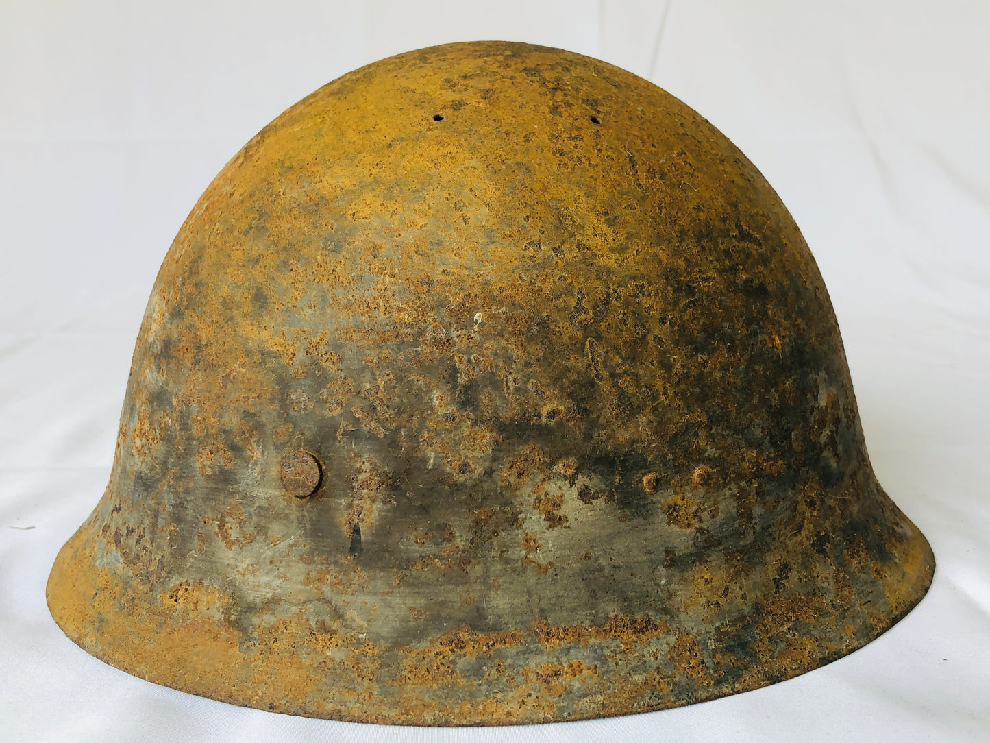 Y4423 Imperial Japan Army Iron Helmet military gear star mark Japan WW2 vintage
