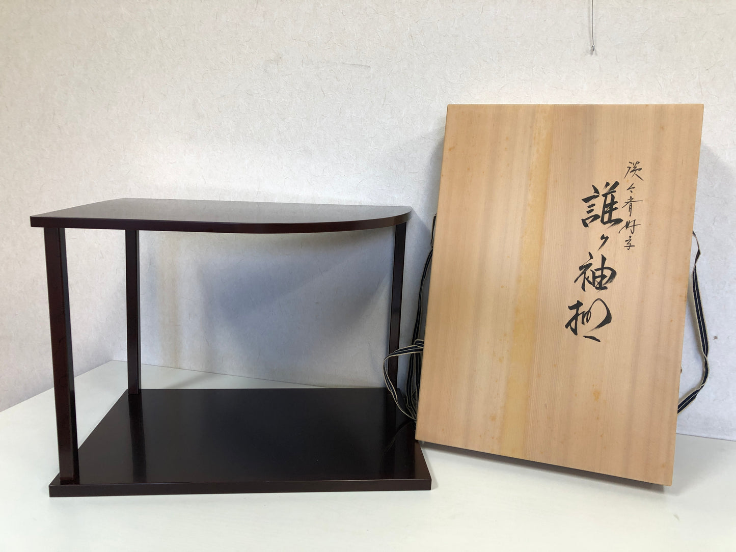 Y4472 SHELF Tagasodedana box Japan antique tea ceremony interior furniture