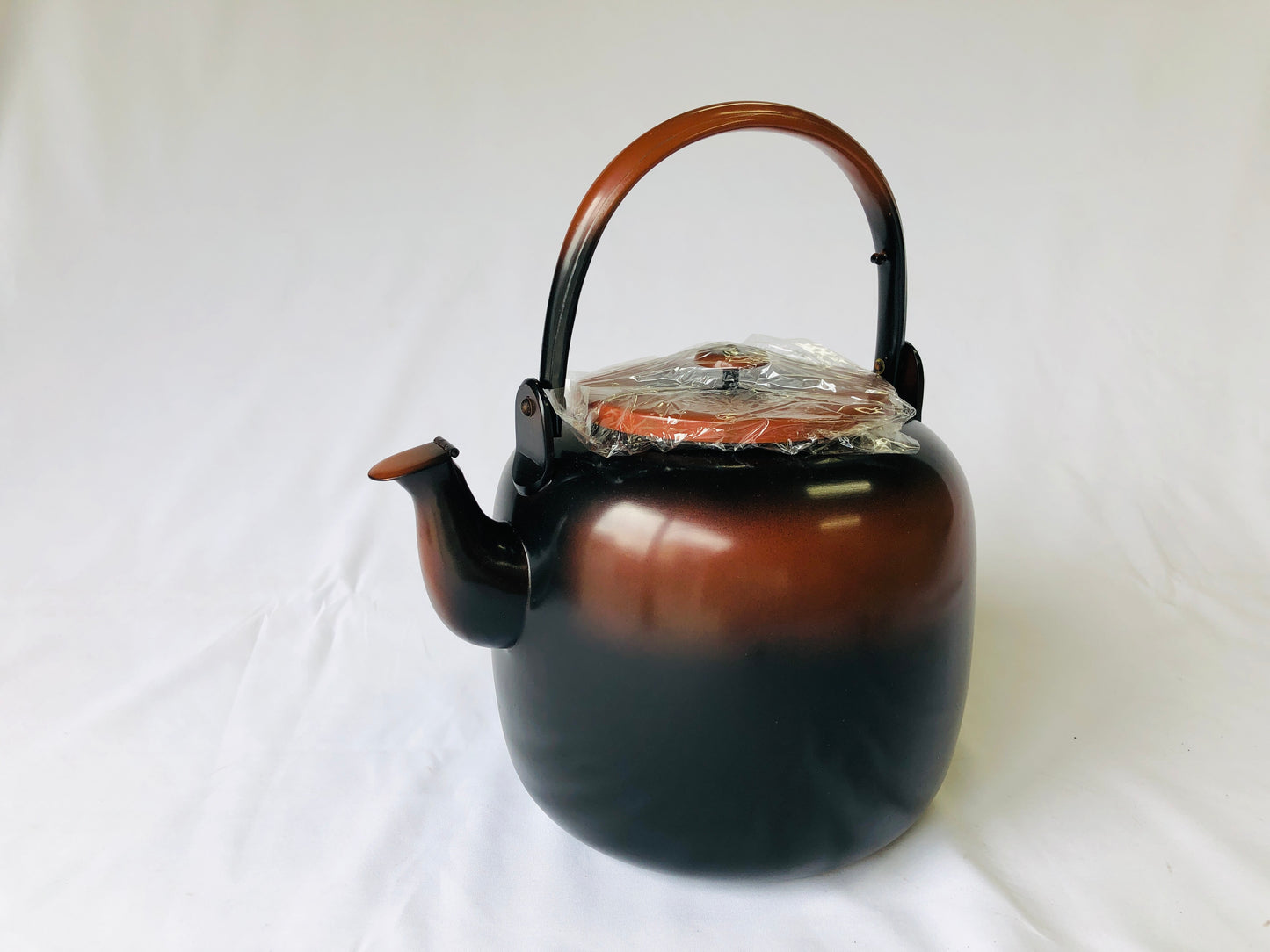 Y4735 TEA POT Copper pot box mizusashi Japan antique tea ceremony vintage