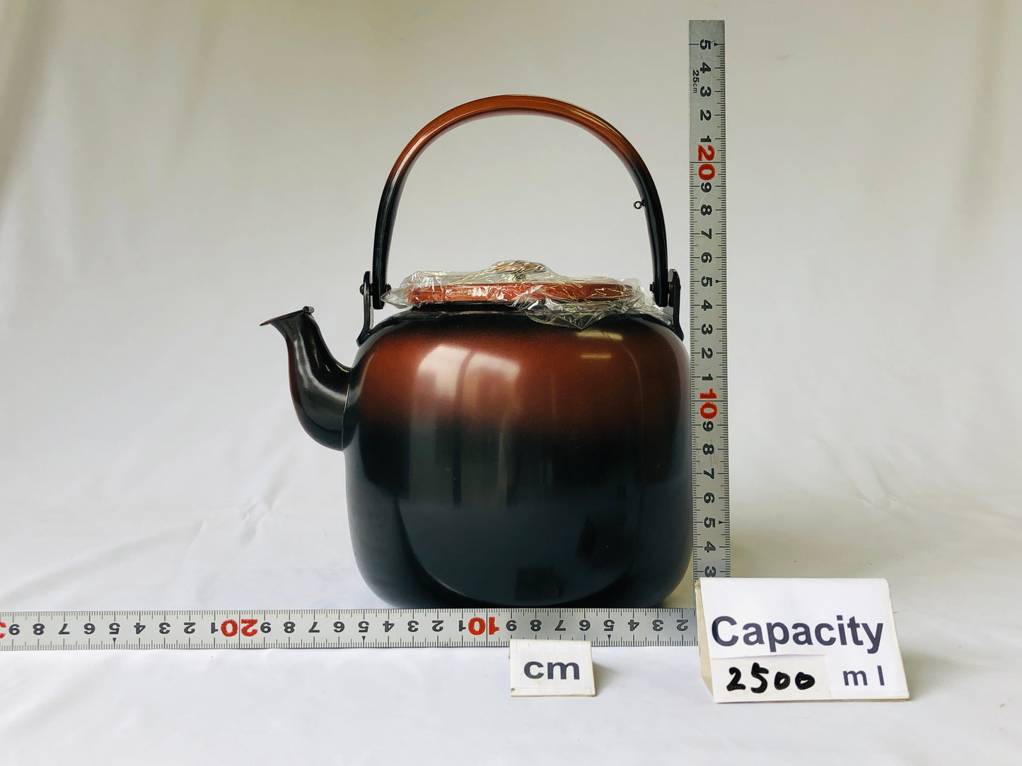 Y4735 TEA POT Copper pot box mizusashi Japan antique tea ceremony vintage