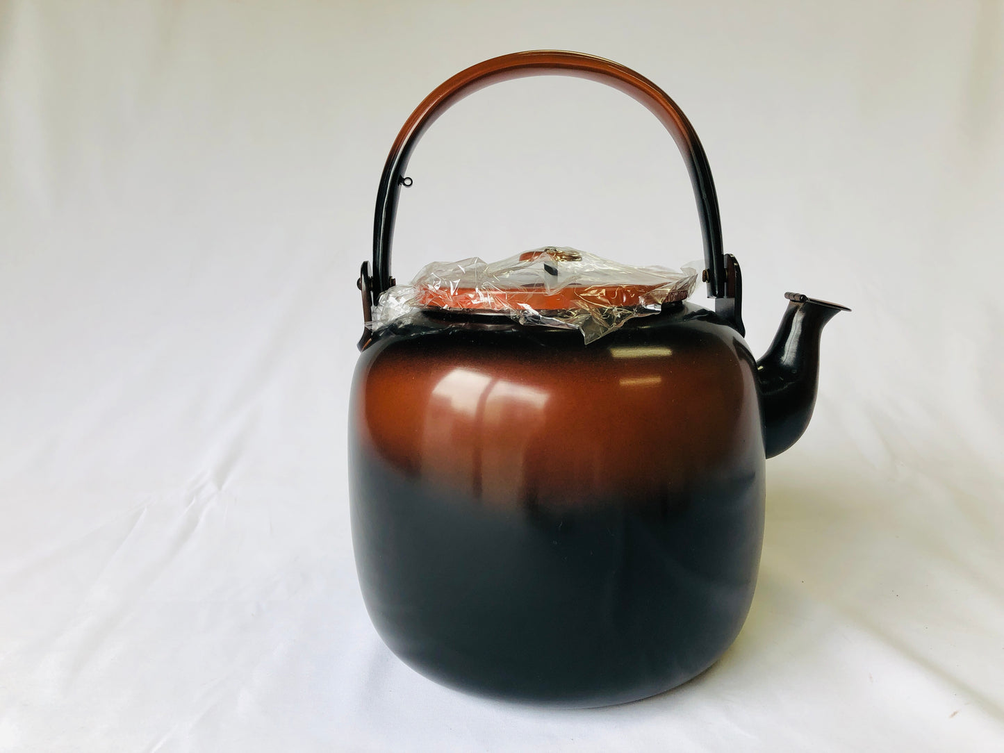 Y4735 TEA POT Copper pot box mizusashi Japan antique tea ceremony vintage