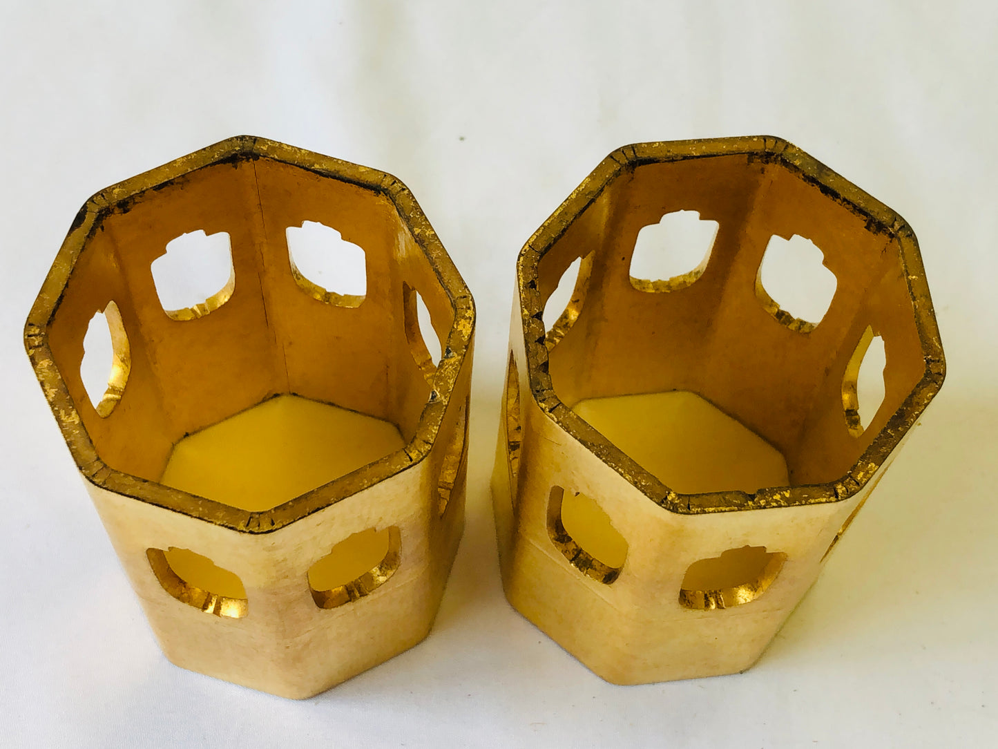 Y4785 Buddhist Altar Equipment Hexagonal offering tool box Japan Buddhism