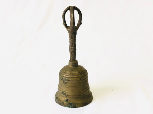 Y4897 [Video]Buddhist Altar Equipment Gokorei bell Esoteric Buddhism tool Japan antique