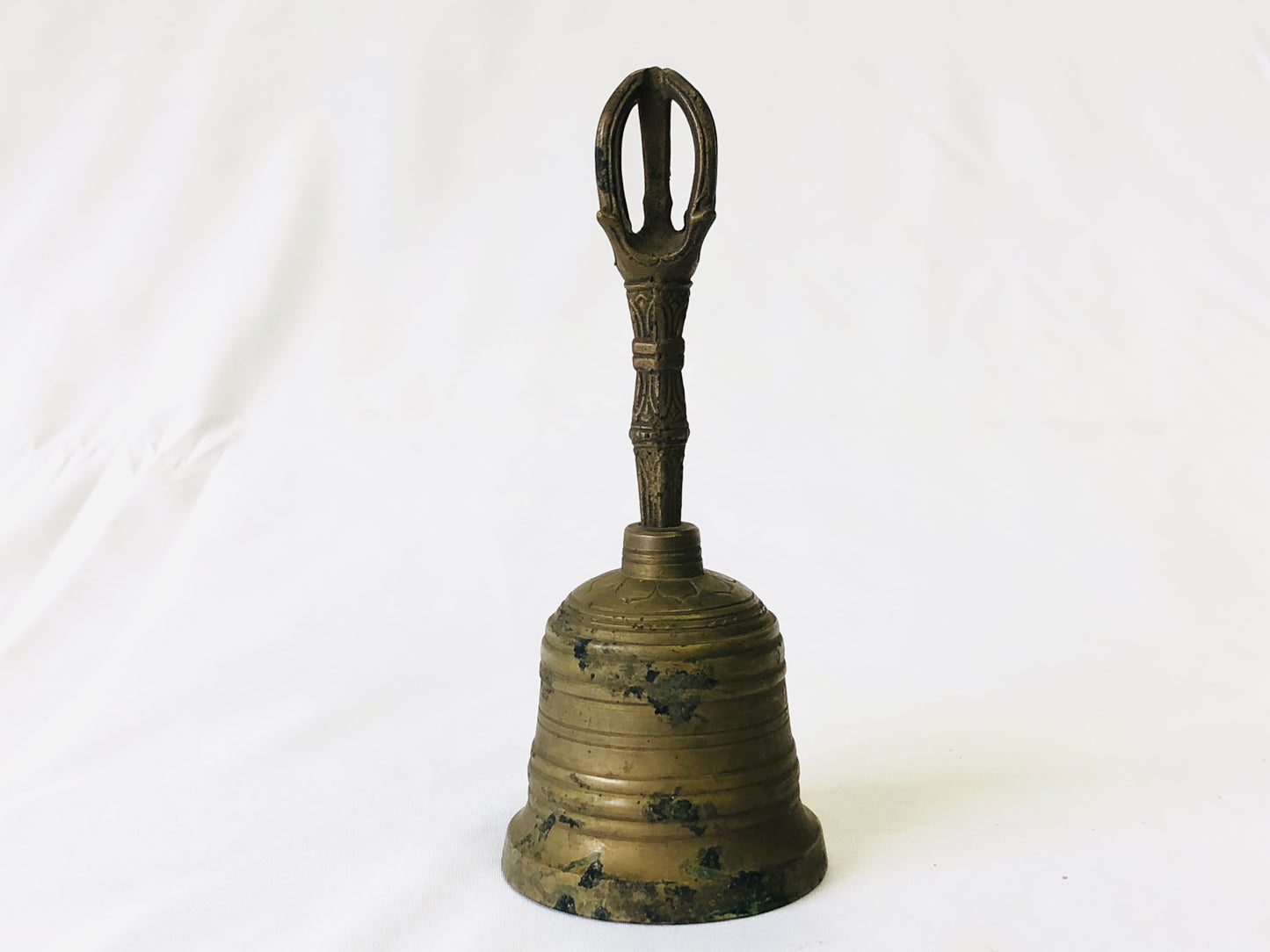 Y4897 [Video]Buddhist Altar Equipment Gokorei bell Esoteric Buddhism tool Japan antique