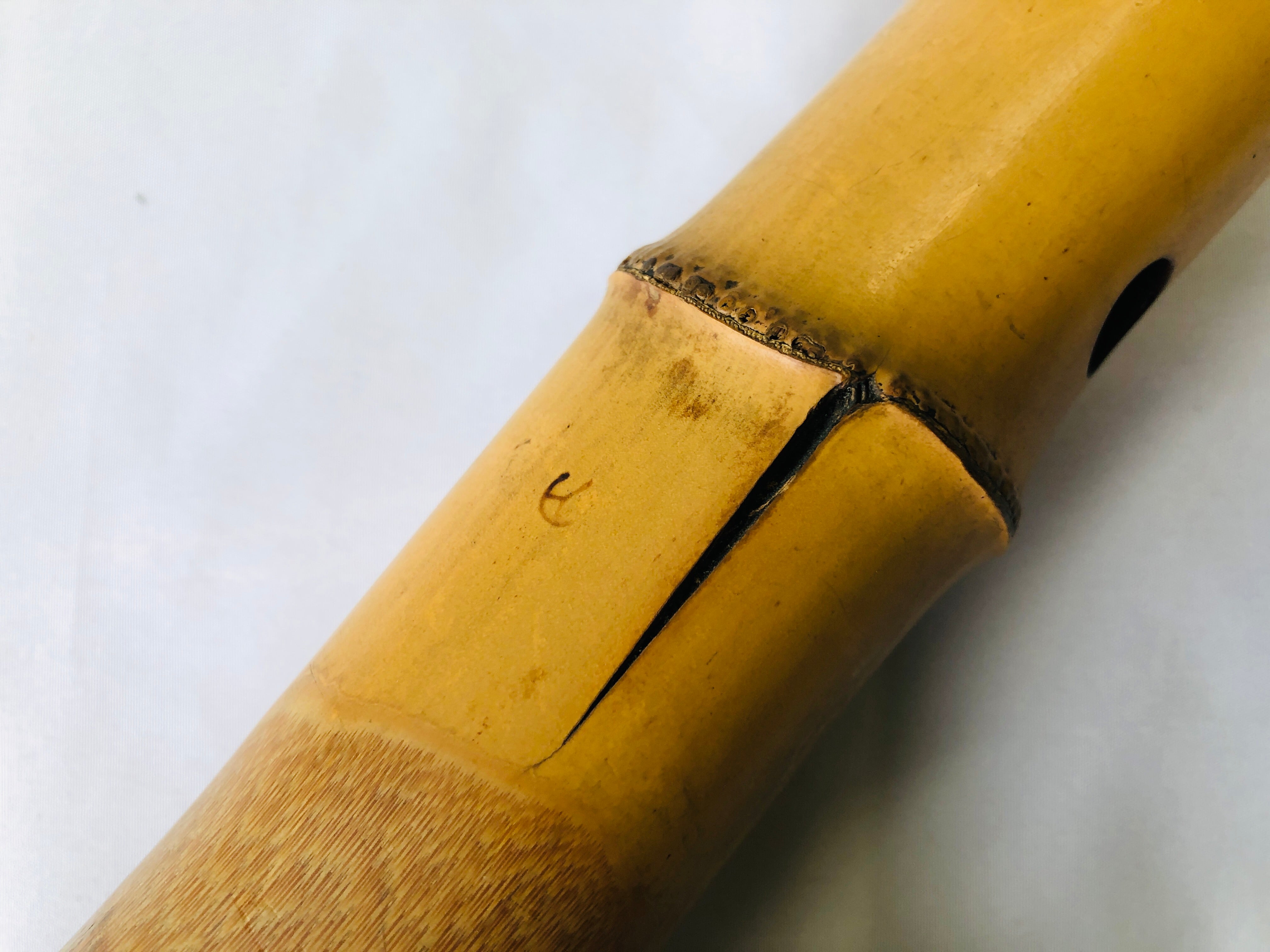 Y4901 SHAKUHACHI Bamboo flute Kinko style Japan antique traditional  instrument