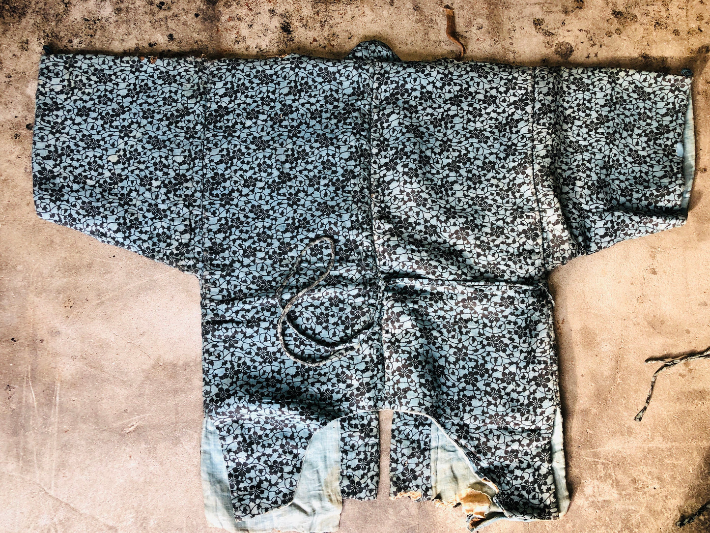 Y4910 YOROI samurai chainmail kote gauntlet shin guard jacket set Japan antique