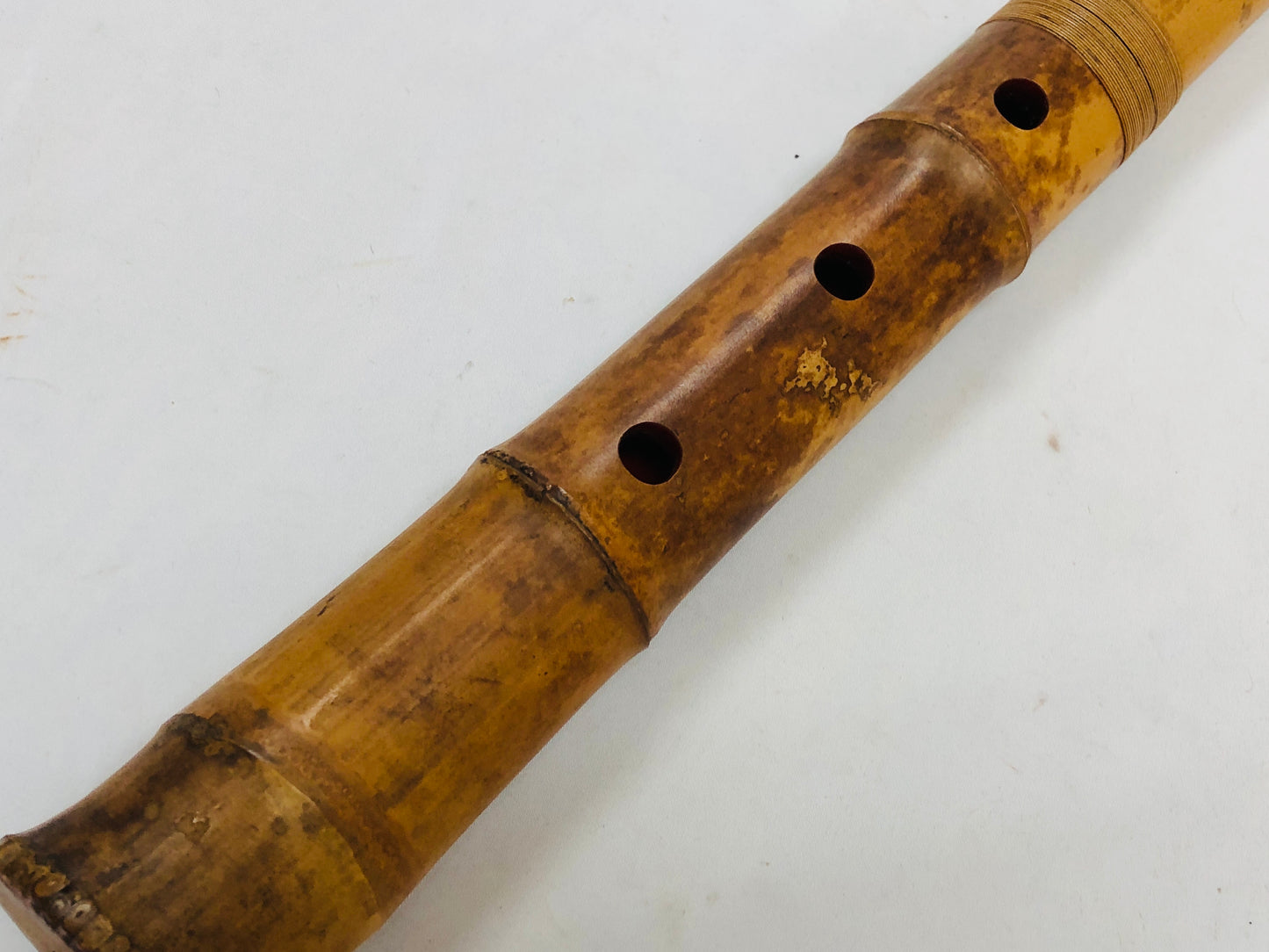 Y4991 SHAKUHACHI Bamboo flute Tozan style Japan antique traditional instrument