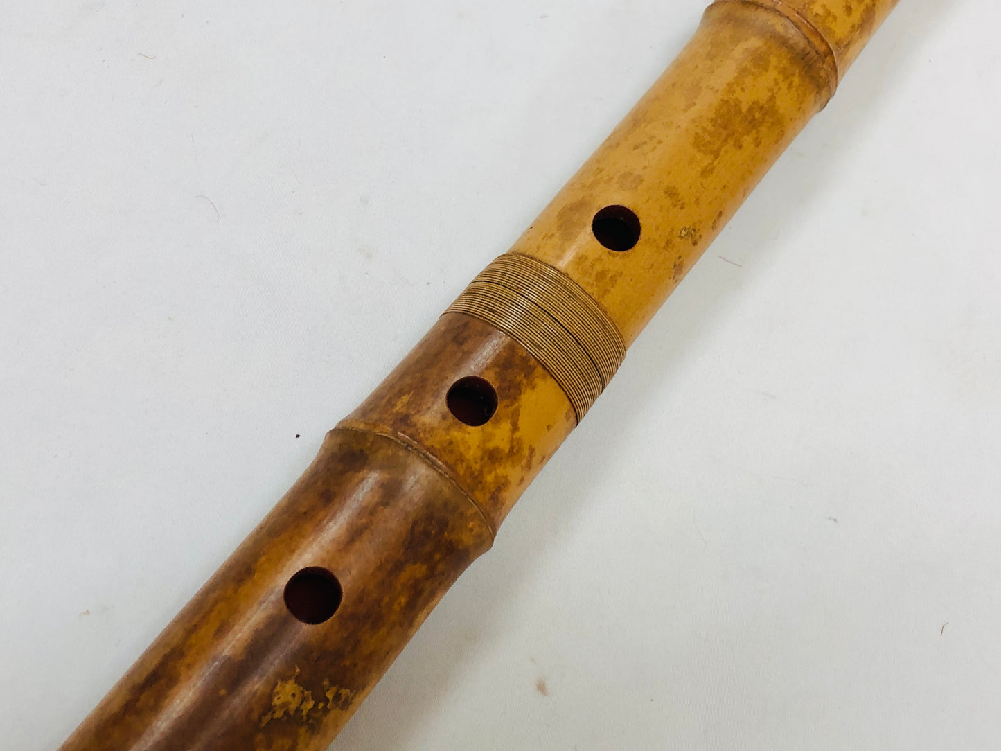 Y4991 SHAKUHACHI Bamboo flute Tozan style Japan antique traditional instrument