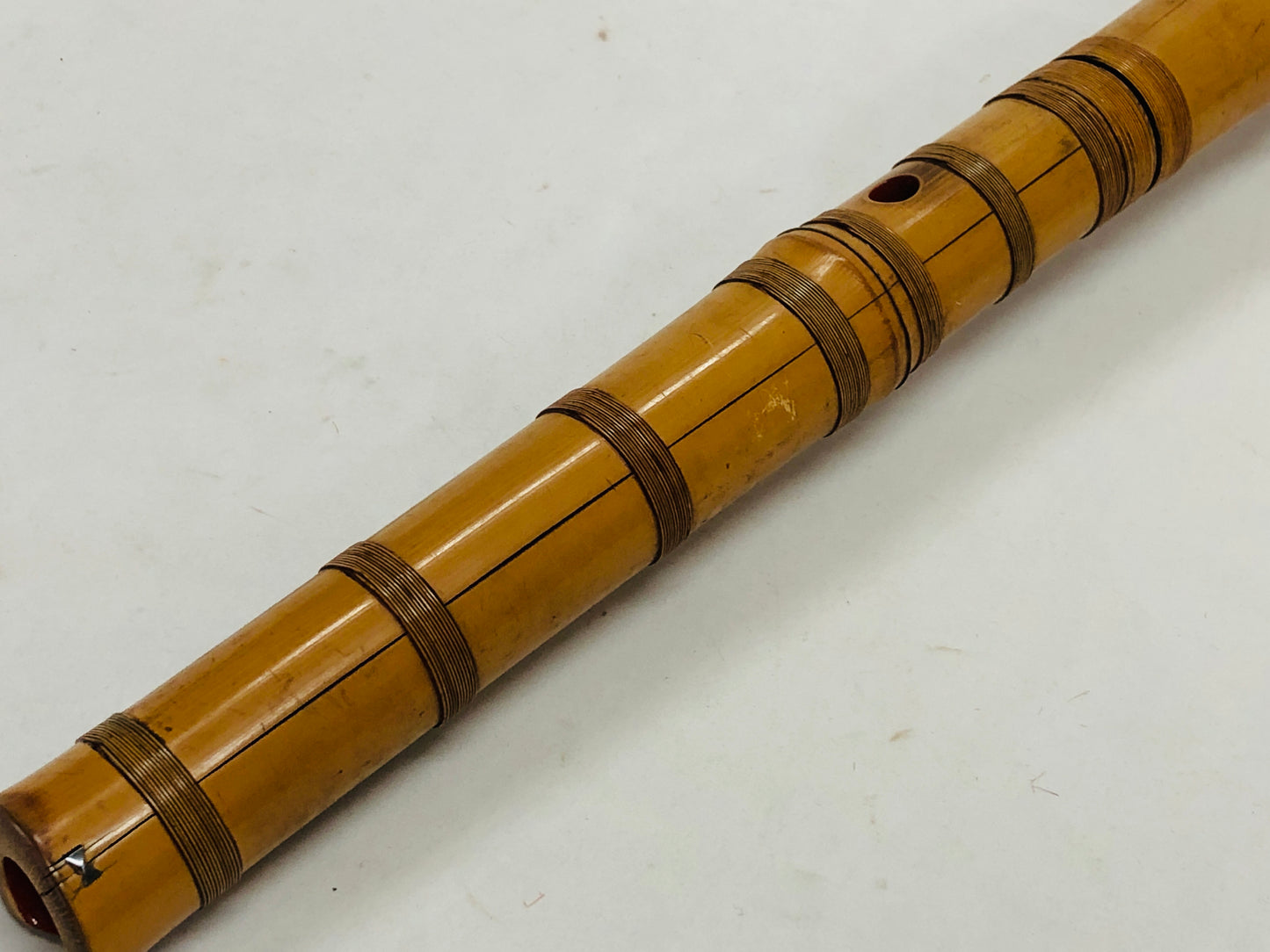 Y4992 SHAKUHACHI Bamboo flute Tozan style Japan antique traditional instrument