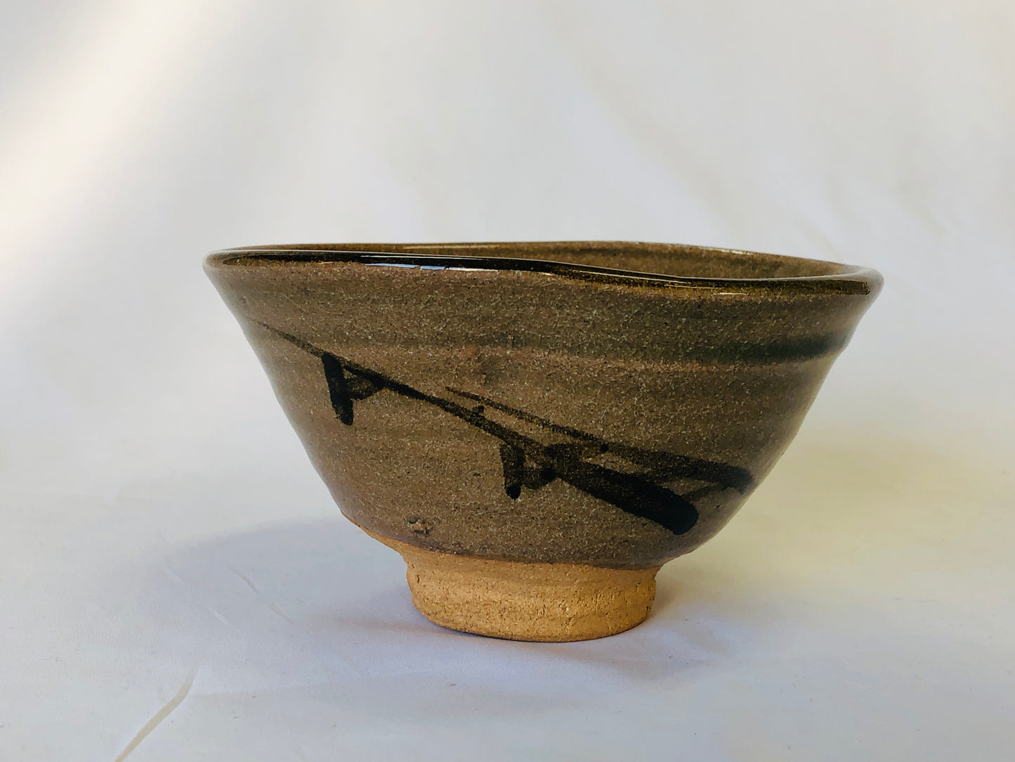 Y5000 CHAWAN Karatsu-ware signed box Japan antique tea ceremony pottery bowl