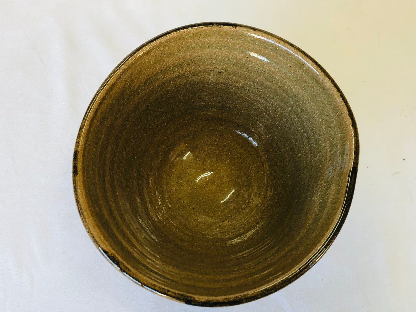 Y5000 CHAWAN Karatsu-ware signed box Japan antique tea ceremony pottery bowl