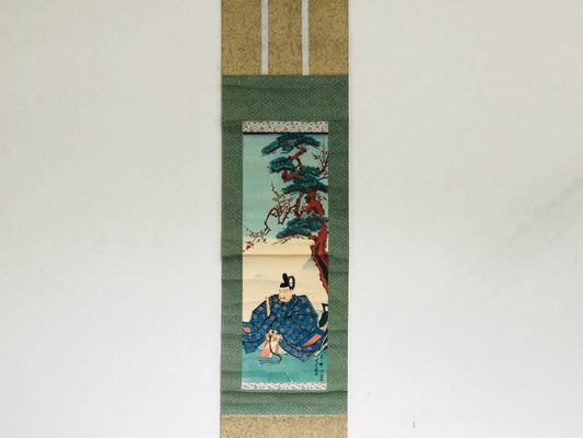 Y5083 KAKEJIKU Heavenly God Kunisada Japan hanging scroll interior wall decor